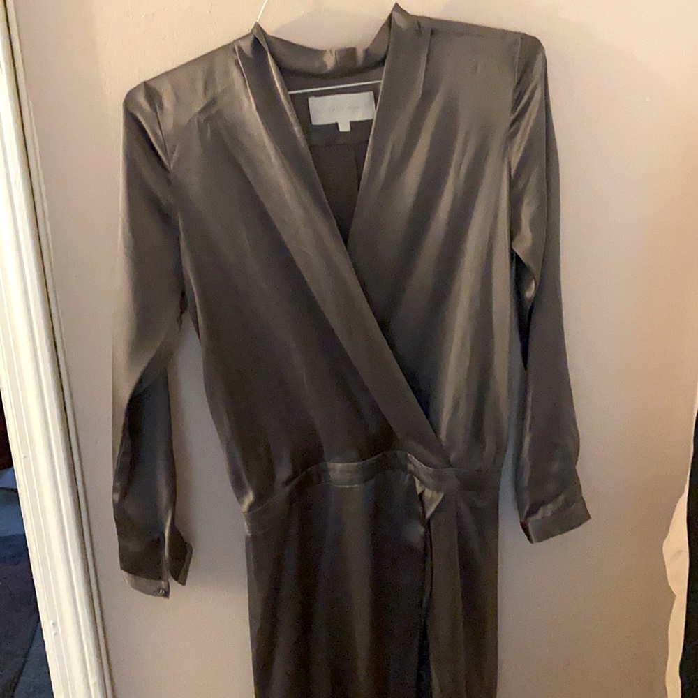 Silk Long sleeve dress